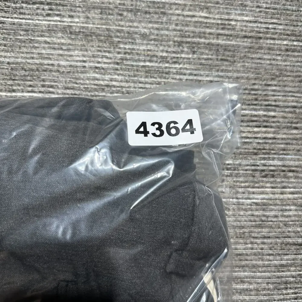 Britches Dress Pants Men's Size 34 R Dark Grey Black 750 Winston Made Italy Wool